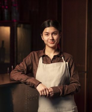 Hospitality brown uniform